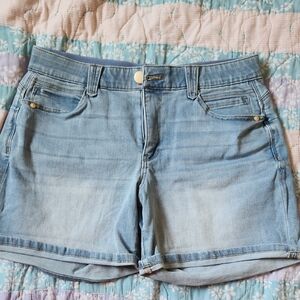 Democracy Light Blue Jean Shorts